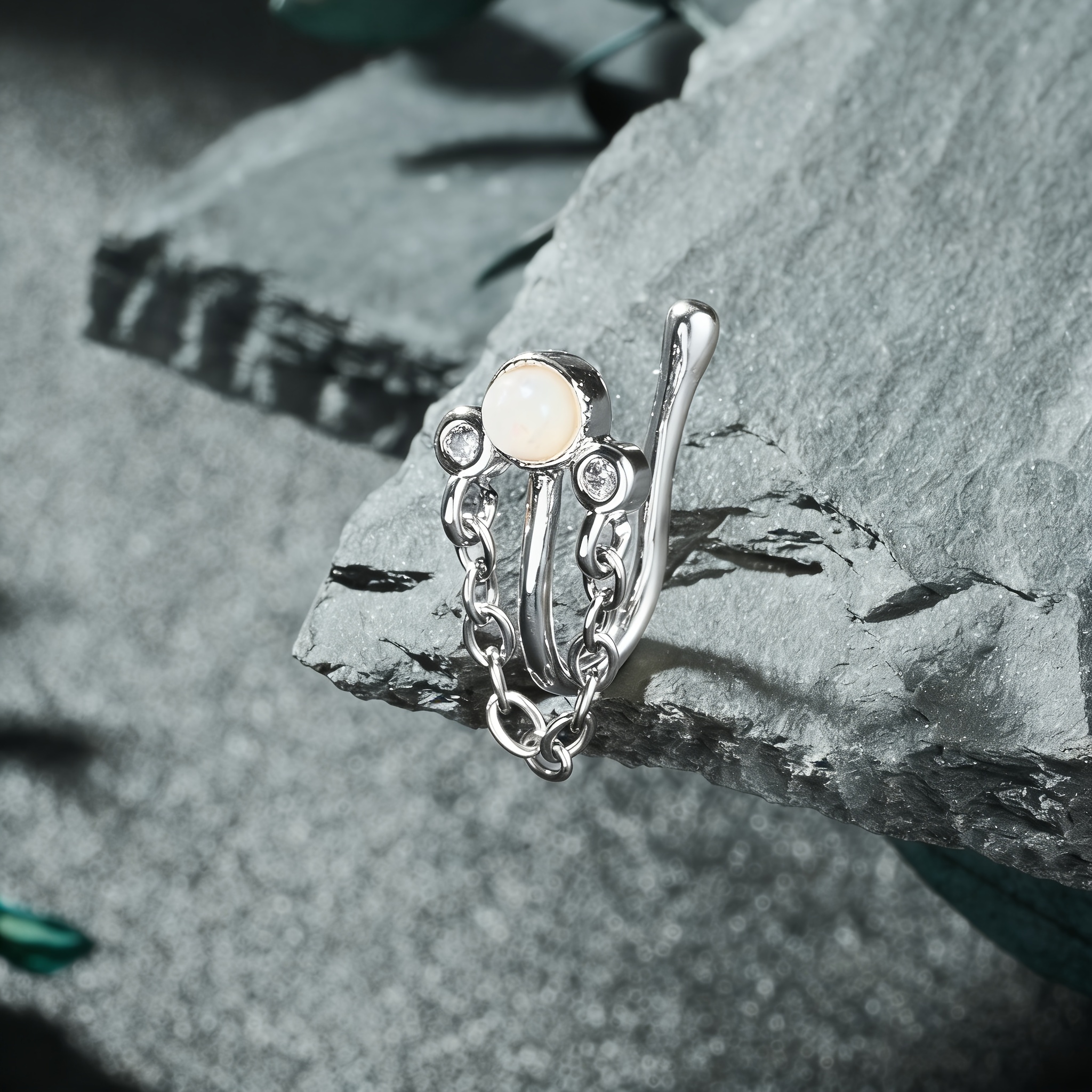 Elegant Fake Nose Ring & Clip, Unique Style for Women